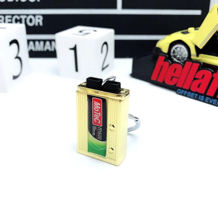 Зеленый Hellaflush стильный брелок RCING автомобильный MOTEC ECU m600 m800 m84 брелок JDM декоративные автомобильные аксессуары - Название цвета: Зеленый