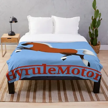 

Drop Shipping Printed Throw Blanket Sherpa Fleece Soft Blanket Flannel Rug Home Decoration For Bed Hyrule Motor Color