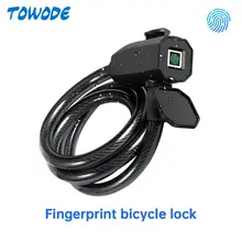 Towode 2/4/10 pçs aço impressão digital desbloquear cadeado cadeado porta da bicicleta gaveta usb controle rápido à prova dwaterproof água senha cadeado