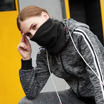 

Cycling Scarf Sun UV Protection Neck Gaiter Half Face Cover Anti-Dust Windproof for Hiking Outdoor 2-layers JL