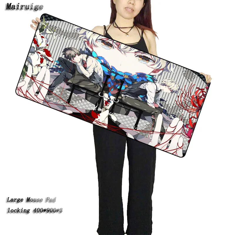  Tokyo Ghoul Large Gaming Mouse Pad Locking Edge Mousepad Speed/Control Mouse Mat For CS GO League o