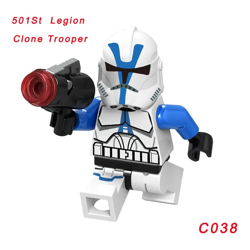 C038 Одиночная Звездные войны Pong Krell Hera Syndulla itorian Jedi Master/Noga-Ta Clone Trooper первый заказ Снеговик строительный блок - Цвет: C038