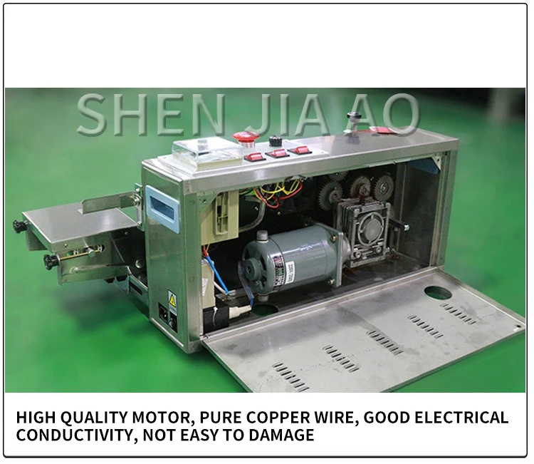 1PC SF-150 Continuous Sealing Machine Plastic film Bag Aluminum Foil PE Bag Automatic Sealing Machine Commercial Sealing Machine