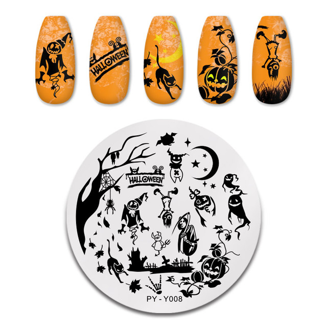 PICT YOU 6cm * 6cm Square Leopard Nail Stamping Plates Animal Patterns Stencil Tools Stainless Steel Nail Art Stamp Design