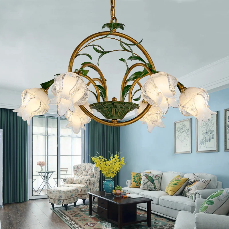 

Personalized Crystal Warm Bedroom Creative Simple Nordic Dining Chandelier