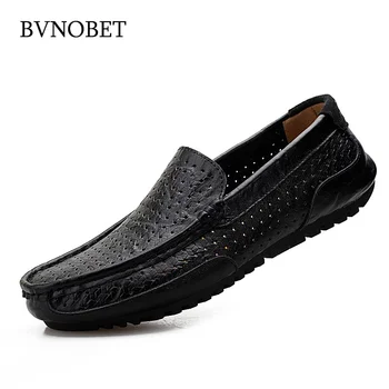 

BVNOBET Plus Size Breathable Men Shoes Casual Brand Sneakers Leather Mens Shoes Loafers Moccasins Shoes Men Zapatos De Hombre