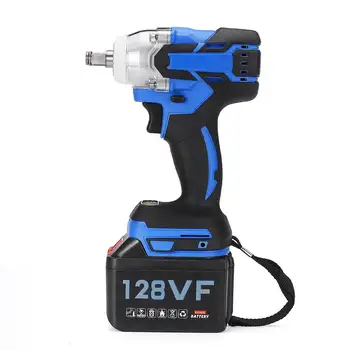 

520NM Brushless Electric Wrench Cordless Impact Socket Wrench 19800mah 128V Li Battery Hand Drill Installation Power Tools