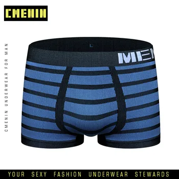 

2020 New Breathable Sexy Men Underwear Boxer Shorts Patchwork Underpants Cotton Mens Boxershorts Underware Boxers Male M0041