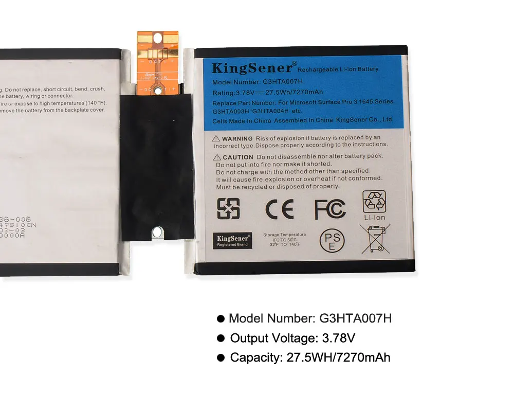Kingsener g3hta003h g3hta007h bateria do portátil para