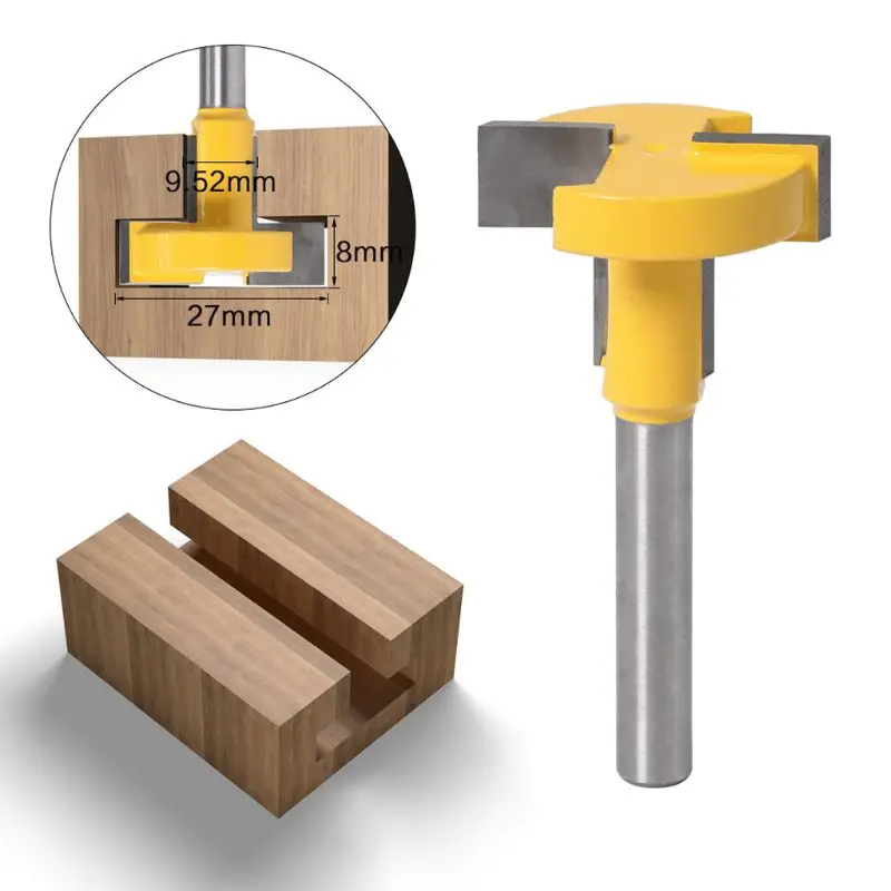 6 мм хвостовик t-слот т-трек маршрутизатор со слотами бит для долото для обработки древесины инструмент Лидер продаж 63HF
