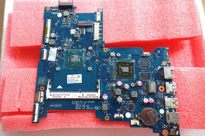 Подходит для системной платы hp 250 G5 15 AY 854942 601 501 BDL50 с процессором SR2KL N3710