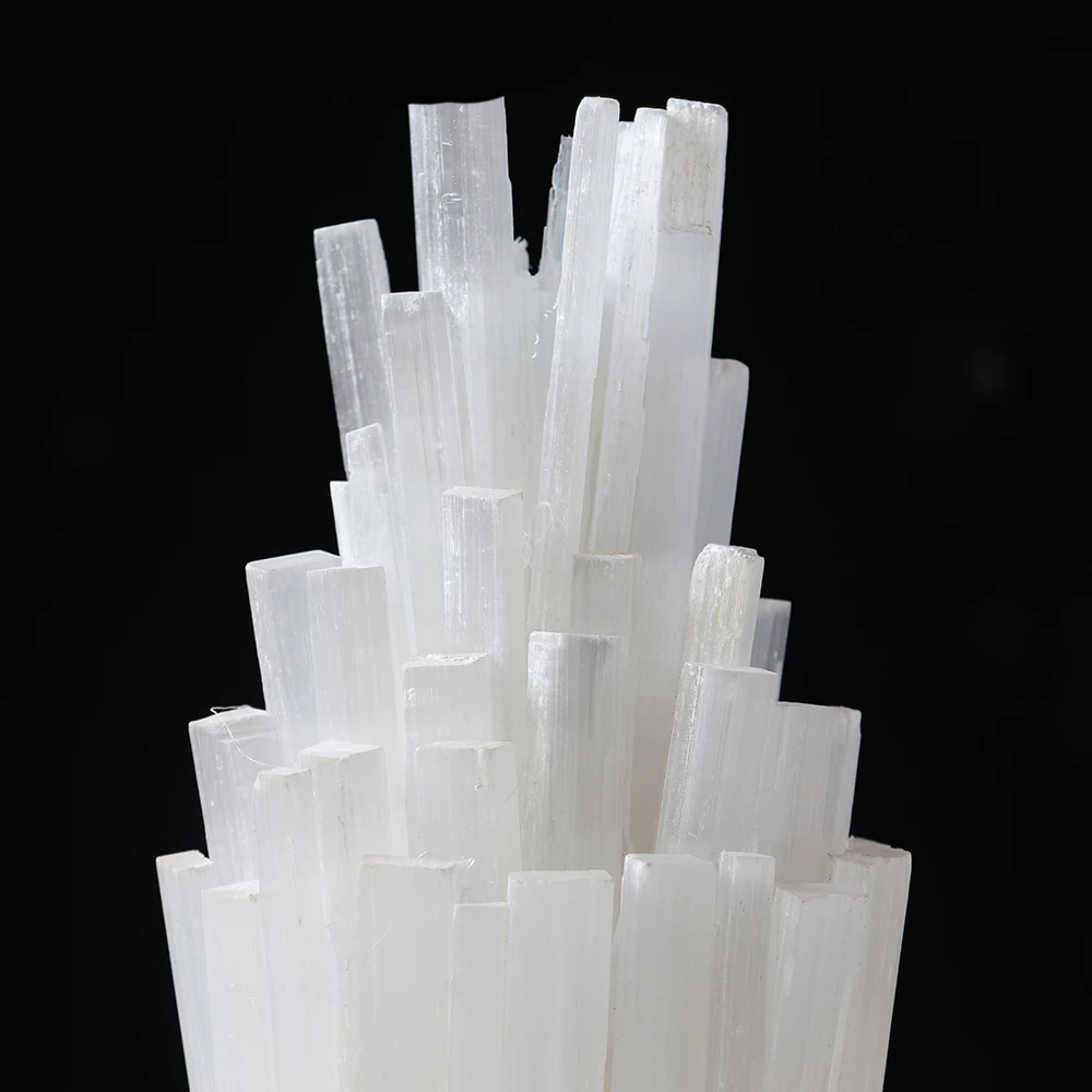 Natural Crystal Selenite Stone Healing Gemstones  Energy Jewelry  White Plaster Stone Mineral Home Bedroom Decorate 4