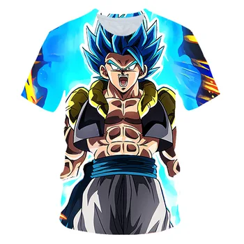 

Super Saiyan 3D T Shirt Anime Dragon Ball Z Goku Summer Fashion Tee Tops Kids/Boys 3D Printed Clothes Children Cartoon T-shirt