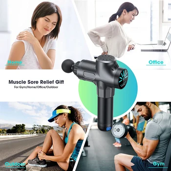 Professional Fascial Massage Gun Sport Relaxation Fitness 4