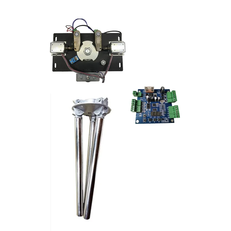 Semi automatic security solenoid tripod turnstile gate mechanism turnstile gate control PCB unit and SUS304 3 arm barrier