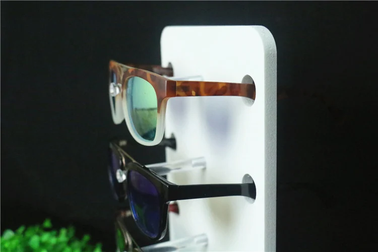 PVC Glasses Display Case Sunglasses Stand Eyeglasses Holder Glass Organizer Storage Shelf Rack