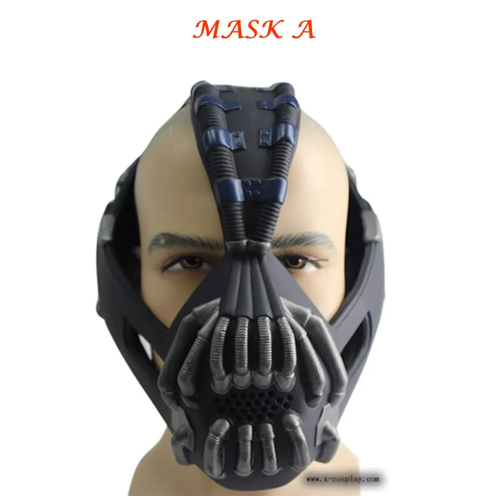 Бэтмен Темный рыцарь Rises Bane маска для лица фильм косплей костюм реквизит Хэллоуин Рождество сценическое шоу Вечерние Индивидуальные маски