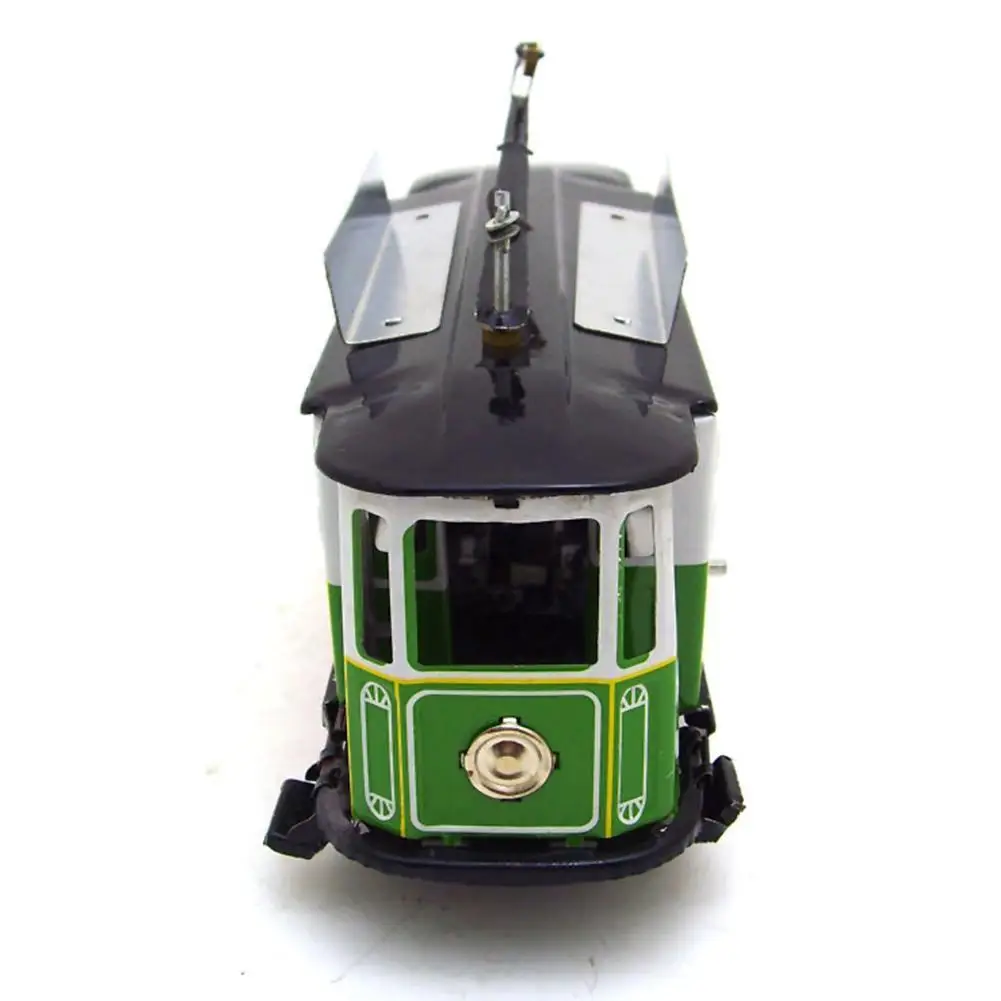 Vintage Clockwork Wind Up Pole Tram Toys Adult Photography Props Children Kids Classic Retro Tin Train Toy Christmas Gift 1pc