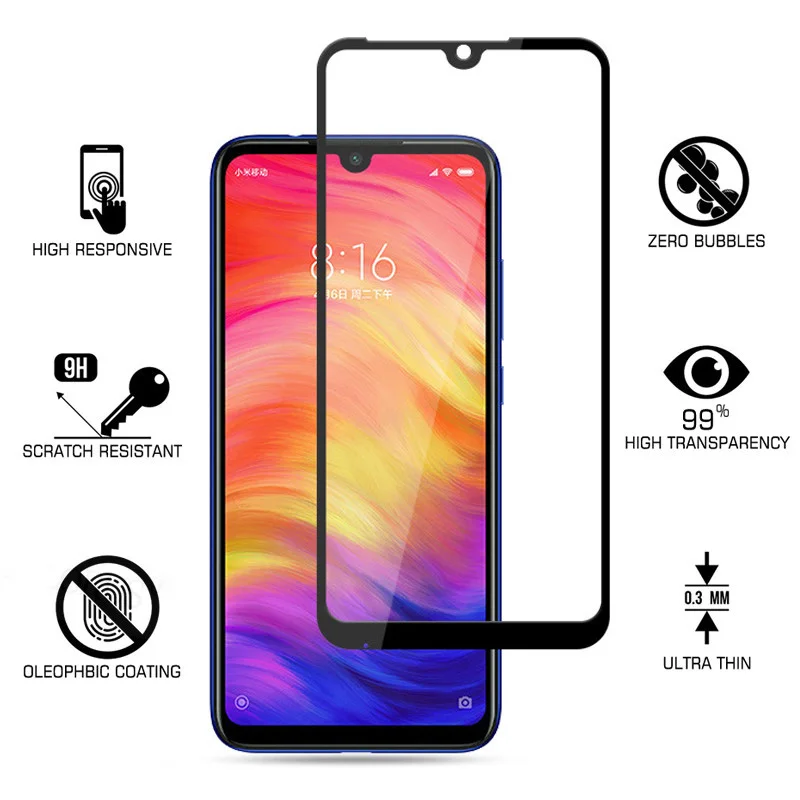 2-в-1 3D закаленное стекло на редми нот 7 Xiaomi Redmi Note 7 Redmi 7 Экран Защитная пленка стекло Redmi 7A стекло Камера стекло редми ноут 7 стекло redmi note 7 ззащитное стекло