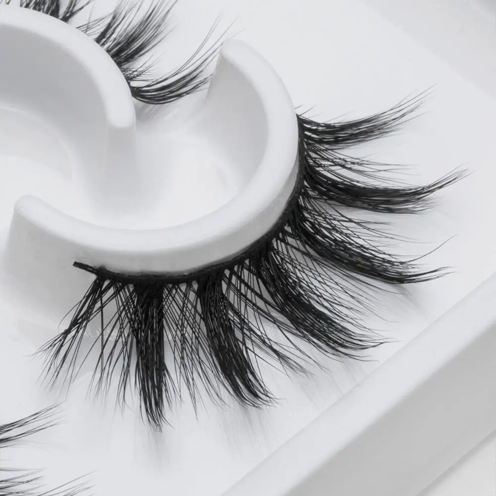 4 6 Pairs Eyelashs Natural long 3D Faux Mink Eyelashes Thick HandMade Full Strip Lashes Volume 4