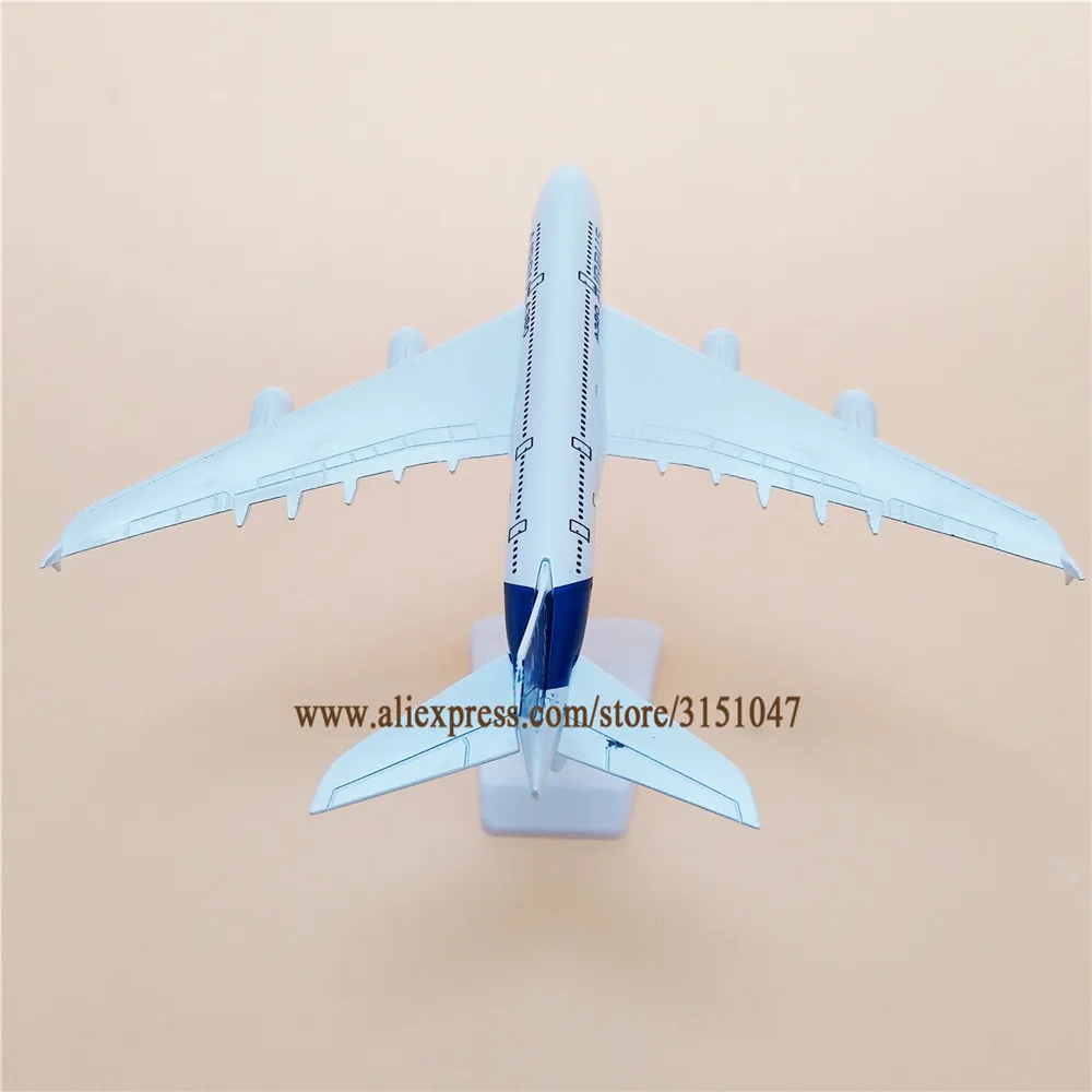 Сплав металла прототип Air A380 Airbus 380 Airlines модель самолета Модель самолета Стенд самолет дети подарки 20 см