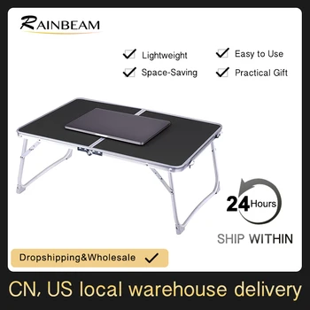 

Adjustable Foldable Laptop Table Lapdesk Breakfast Bed Serving Tray Portable Mini Picnic Desk Notebook Stand Reading Holder