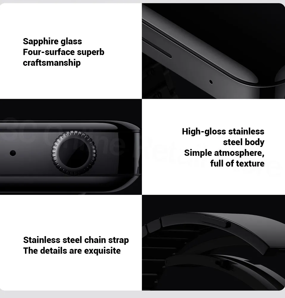 Новые смарт-часы xiaomi, спортивные часы для воспроизведения музыки, смарт-браслет, водонепроницаемый, подходит для мобильного телефона huawei xiaomi Android
