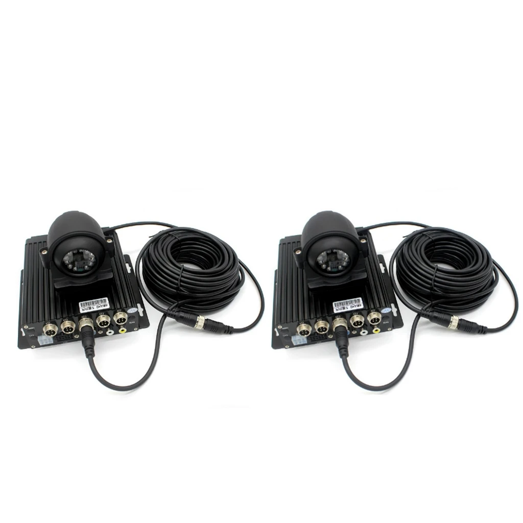 2Pcs 4Pin Video Extension Cable, Car Rear View Backup Camera Video Extension Cable (5 Meters & 10 Meters)