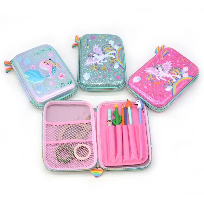 Футляр для карандашей обратно в школу материалы escolar trousse solaire stylo unicorn estuches kalemlik kalem kutusu astuccio