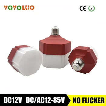 

LED Bulbs DC 12V 24V 36V 48V E27 36W 24W18W 15W LED Lamp 6500K SMD 2835 Home Camping Hunting Emergency Outdoor Light lamparas
