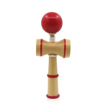 

14*5*5cm Kid Kendama Coordinate Ball Japanese Traditional Wood Game Skill Educational Toy Wooden Coordinate Ball