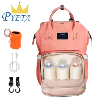 

PYETA Baby Diaper Bag Large Capacity Waterproof Nappy Backpack Mommy Maternity Travel Backpack Nursing Handbag For Baby Care