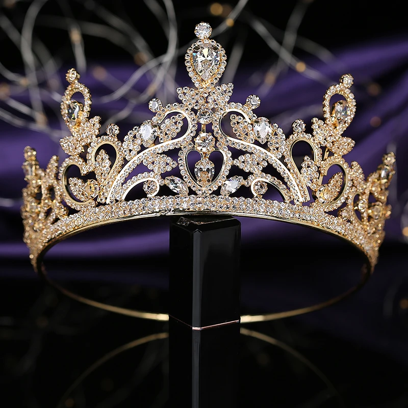 Diademi E Corona Hadiyana Gergous Donne Del Partito Di Nozze Dei Capelli Accessorie Fascia Bc3647 Accessori Para El Cabello Corona Princesa