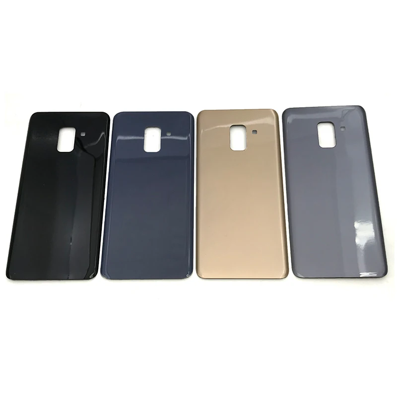 5 шт./лот для samsung Galaxy A8 плюс A8+ A730 A730F A8 A530 A530F запасная стеклянная задняя крышка батарейного отсека чехол