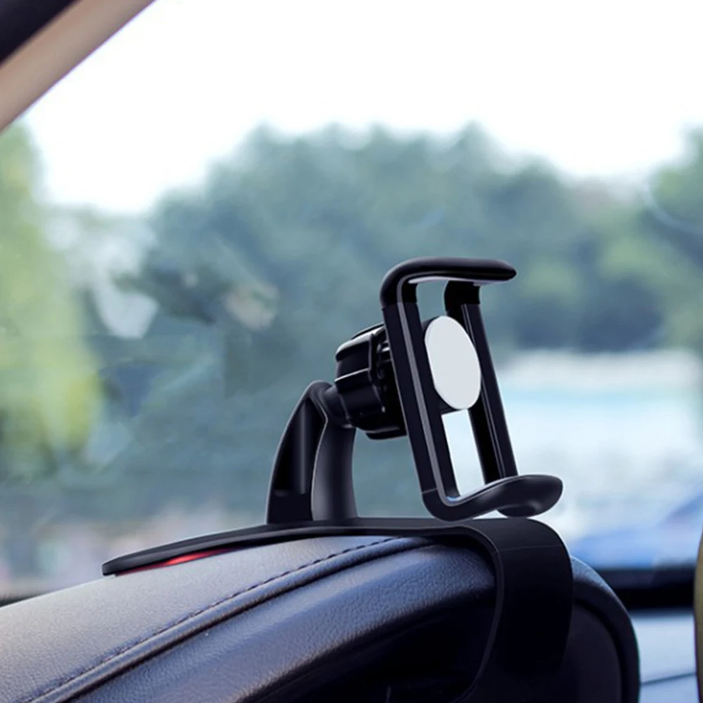 Universal 360 Degree Rotation Car Dashboard Mobile Phone Holder Stand Bracket HUD design Non-slip flexible One hand operation