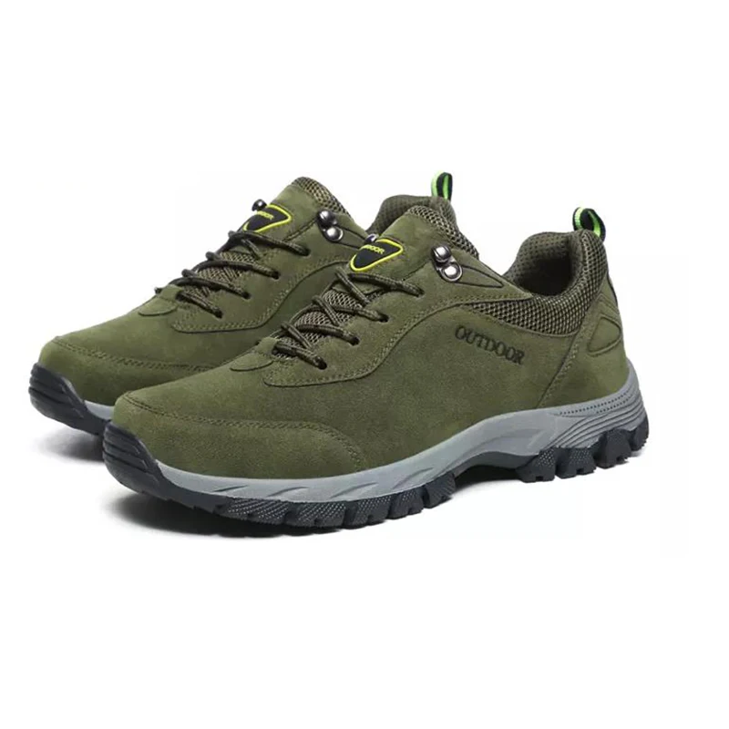 

2019 Men's Hiking Shoes Travel Shoes Autumn Outdoor Non-slip Wear Sneakers Men Lace Up Trekking Climbing Sports Sneakers Male