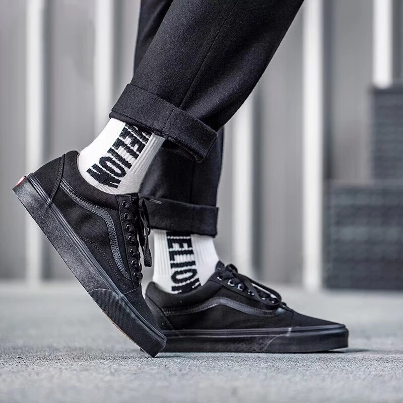 VANS OLD SKOOL обувь для скейтбординга унисекс для спорта на открытом воздухе Классическая серия для отдыха парусиновая многоцветная удобная обувь на плоской подошве со шнуровкой VN000D3HW00