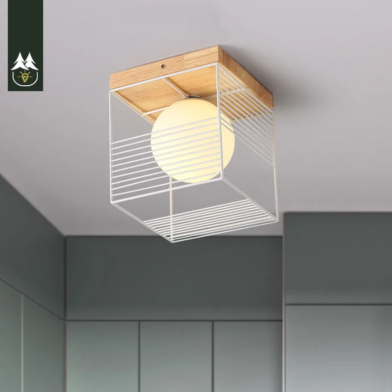 

Nordic Bedroom Roof Lighting Studio Simple Modern LED Entrance Lighting Balcony Main Bedroom Lighting