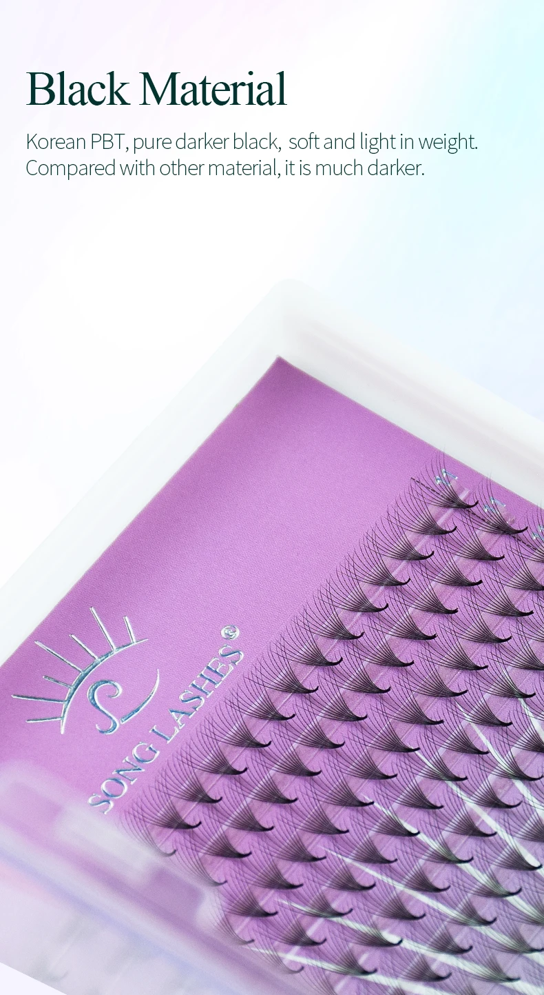 SONG LASHES Premade Volume Fans Mega Tray 360 Fans Sharp Thin Pointy Base Eyelash Extensions  Mega Tray 360Fans 6D 7D 8D 10D 12D