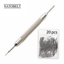 Высокое качество, двухголовый ремешок для часов из нержавеющей стали, пружинный стержень, штифты, инструмент для удаления пружинных штифтов для ремешка часов