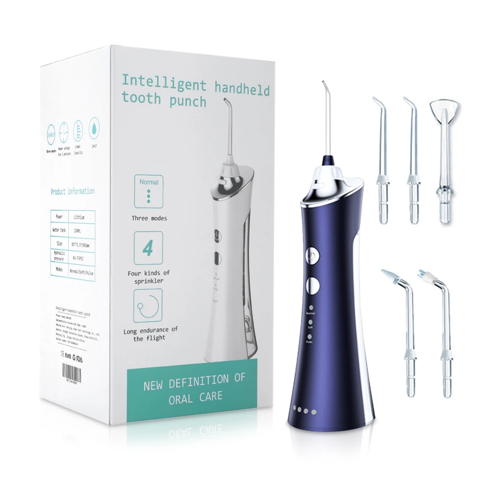 3 Colors Dental Oral Irrigator USB Portable Water Flosser For Teeth Irrigators Water Teeth Mouth Clean Oral Jet Nasal Cleaner