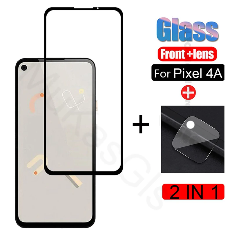 Закаленное стекло для Google Pixel 4A 9H Премиум защитная пленка объектива|Защитные