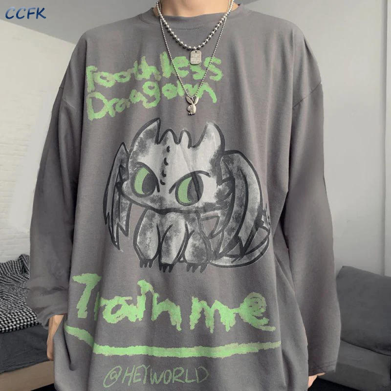 EMO Gothic Clothes Long Sleeve Plus Size T-shirts Women Punk Top Men Harajuku Grunge Clothes Hip Hop Streetwear Alt Aesthetic cute summer crop tops