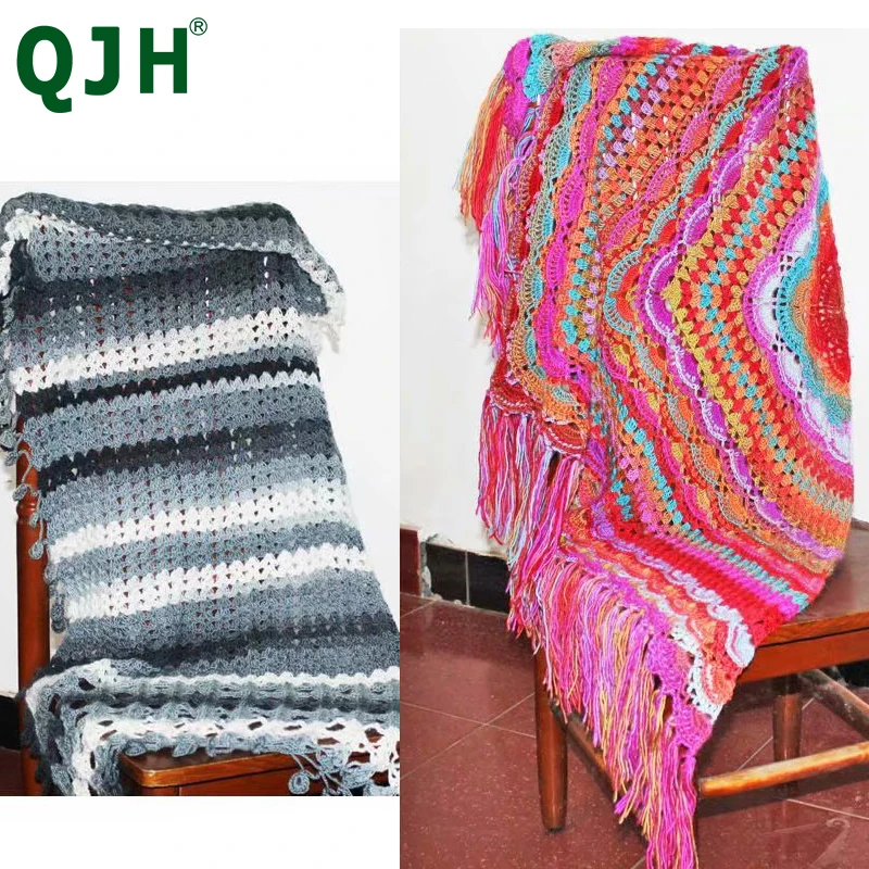 QJH 50+20g Cashmere Yarn Knitting Hand-knitted High-grade Worsted