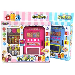 Simulation de chariots créatifs pour enfant et fille, distributeur automatique de bonbons, glaces et boissons, jouets interactifs, cadeaux 