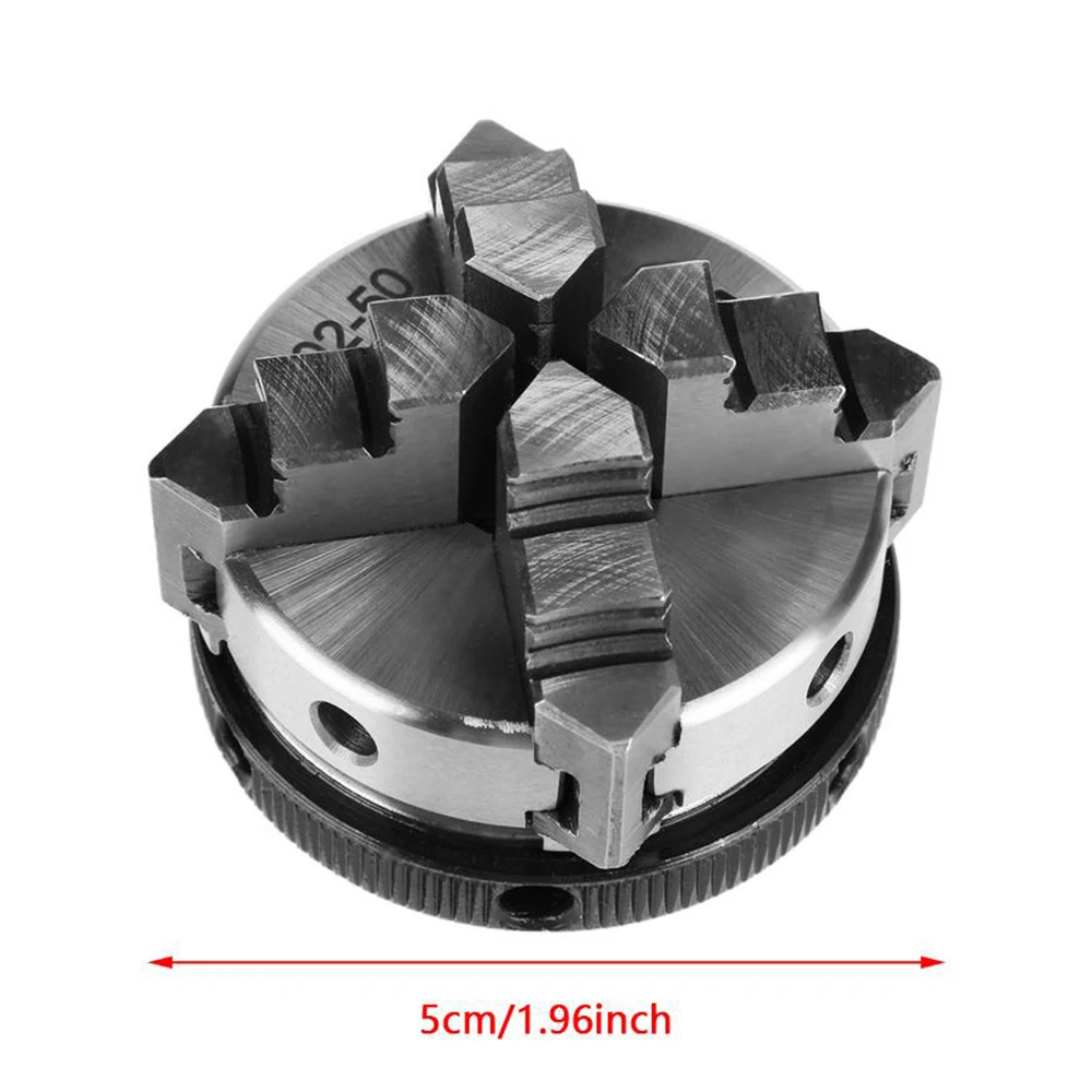 

Hot Manual Self Centering Lathe DIY Metal Jaw K02-50 M15 Mini Four Jaw Woodworking Chuck