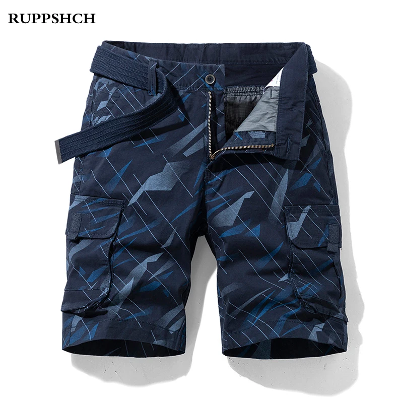 Pantalones cortos de algodón a rayas para hombre, ropa de calle de alta calidad, con cinco puntos, novedad de verano, 2021