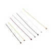 200pcs/lot Gold 16 20 25 30 40 50mm Metal Ball Head Pins Needles Glossy Connector Supplies Pins For DIY Jewelry Findings ► Photo 2/6