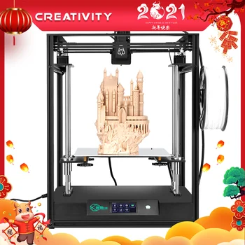 Billig Kreativität Corexy ELF DIY 3Dprinter Kit Dual Z-achsen Hohe Präzision FDM 0,4mm Düse Unterstützt BLTOUCH Große Bereich Druck Größe
