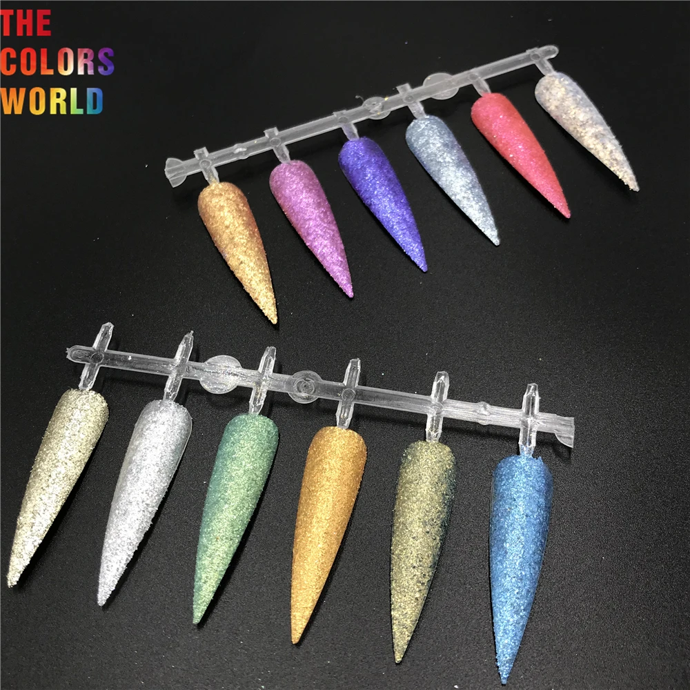 TCT-448 Tridimensional 반짝임 다이아몬드 매직 미러 파우더 손톱 반짝이 장식 텀블러 DIY 매니큐어 축제 액세서리